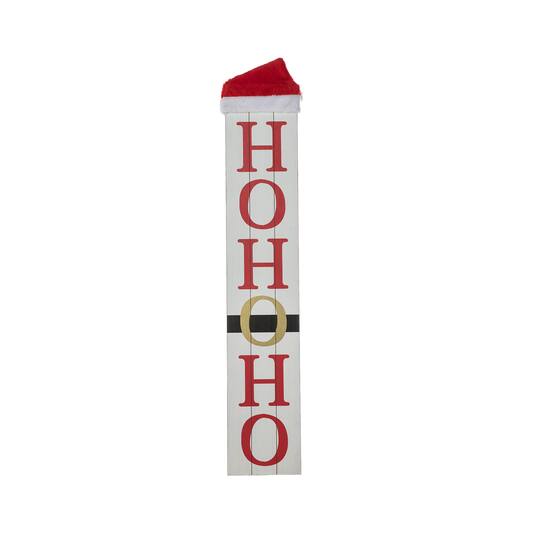 Glitzhome® 42.5'' Reversible Double-Sided Wooden Porch Sign